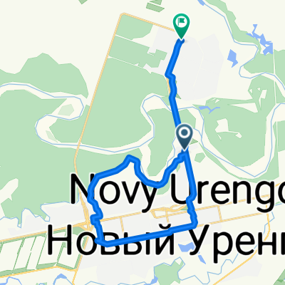улица Центральная магистраль, Новый Уренгой до Микрорайон Советский, Новый Уренгой