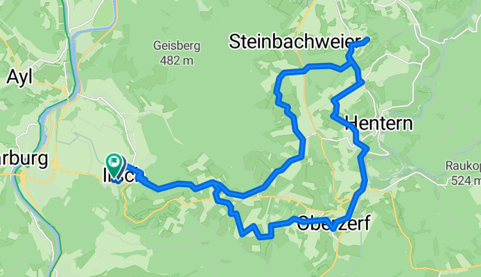 Am Mühlenberg, Irsch nach Am Mühlenberg, Irsch