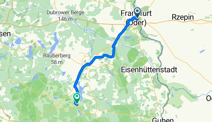 Von Frankfurt/Oder  nach Goyatz