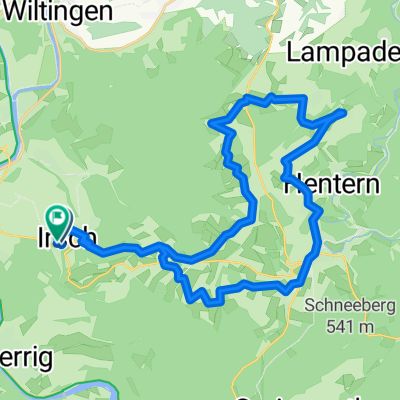 Am Mühlenberg, Irsch nach Am Mühlenberg, Irsch neu