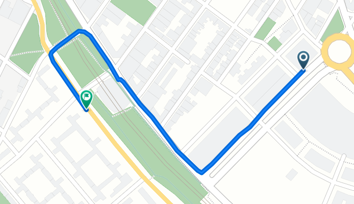 De Avenida de Pablo Neruda a Calle Guadalcázar