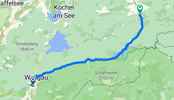 Krottenkopfstraße nach Fleck