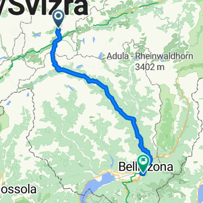 Tag 3: Göschenen - Giubiasco (Bellinzona)