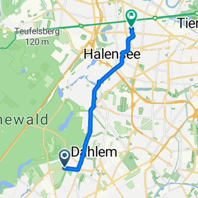 52.452, 13.260 nach 52.510, 13.306
