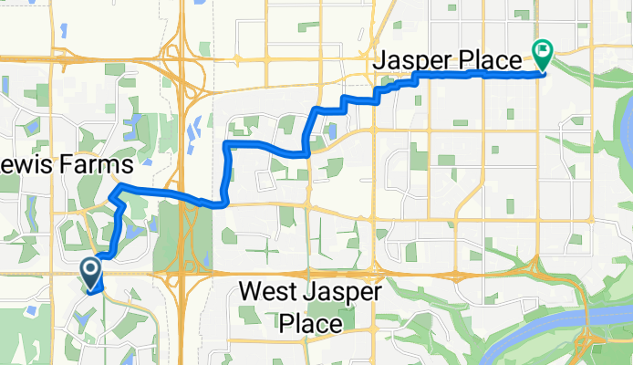Goodridge Link NW, Edmonton to Summit Dr NW, Edmonton
