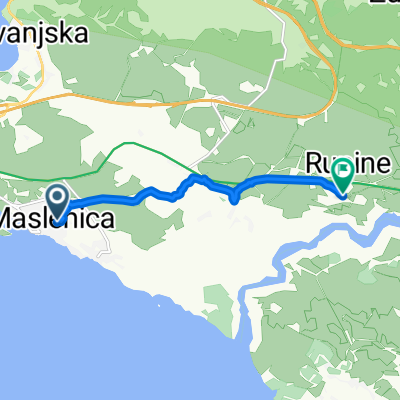 Ulica Nikole Marune, Jasenice nach Jasenice-Centar, Jasenice