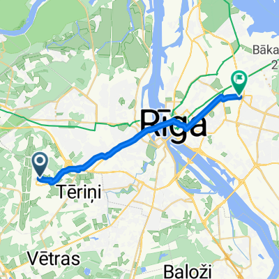 От Muzeju iela до Dzelzavas iela 6A