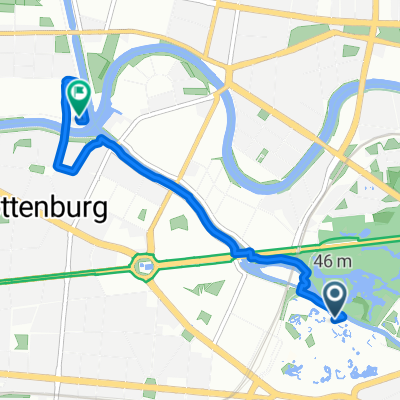 Route nach Goslarer Ufer 5, Berlin