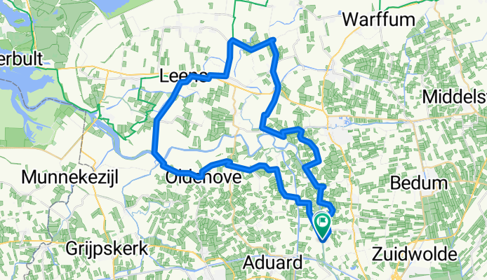 Route in Aduard