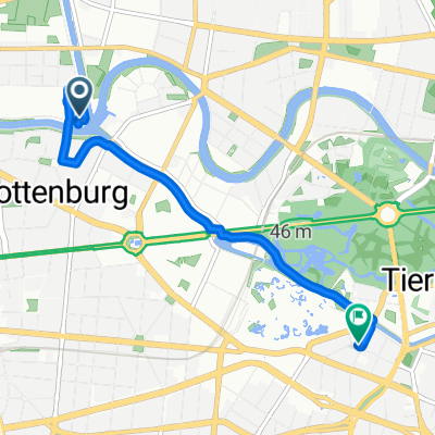 Goslarer Ufer 5, Berlin nach Wichmannstraße 9, Berlin