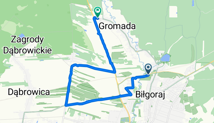 S Moniuszki, Biłgoraj do Gromada, Biłgoraj