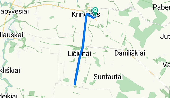 Jiešmens g., Krinčinas to Jiešmens g., Krinčinas