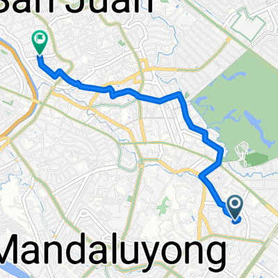 From Mandaluyong City to San Juan City