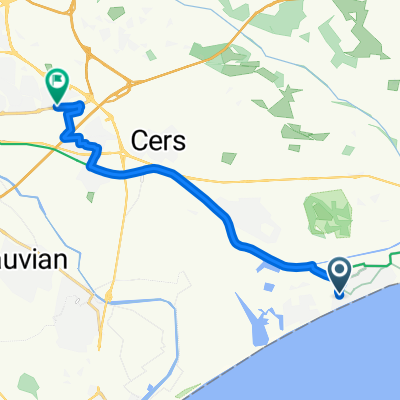 Vias nach Rue de Stavropol, Béziers