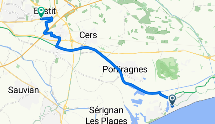 Vias nach Rue de Stavropol, Béziers