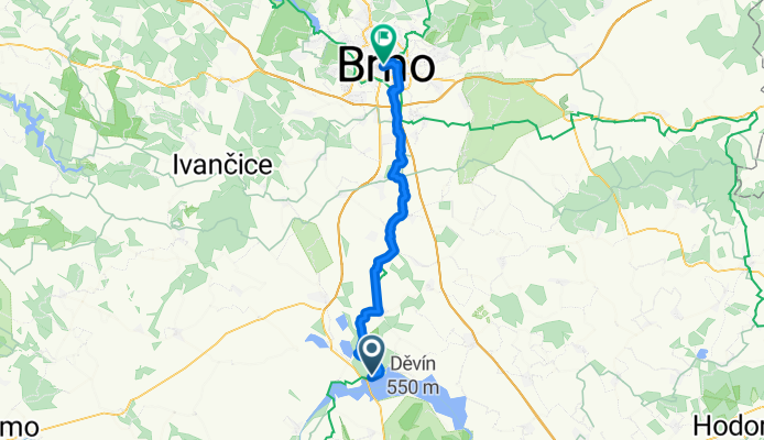 Dolní Dunajovice - Brno