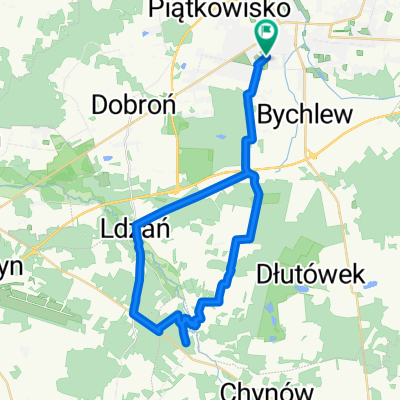 Jana Pawła II, Pabianice do Cmentarna, Pabianice