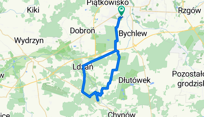 Jana Pawła II, Pabianice do Cmentarna, Pabianice