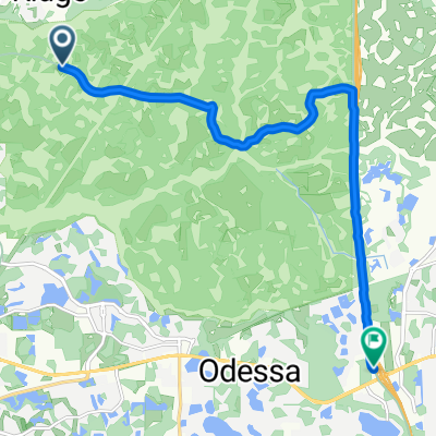 Starkey Wilderness Preserve Trail, New Port Richey to Suncoast Trail, Odessa