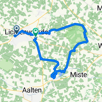 Route in Lichtenvoorde