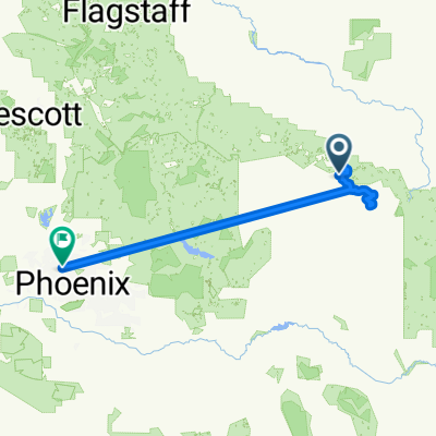 West White Mountain Boulevard to West Cinnabar Avenue