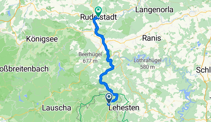 Ludwigsstadt - Rudolstadt