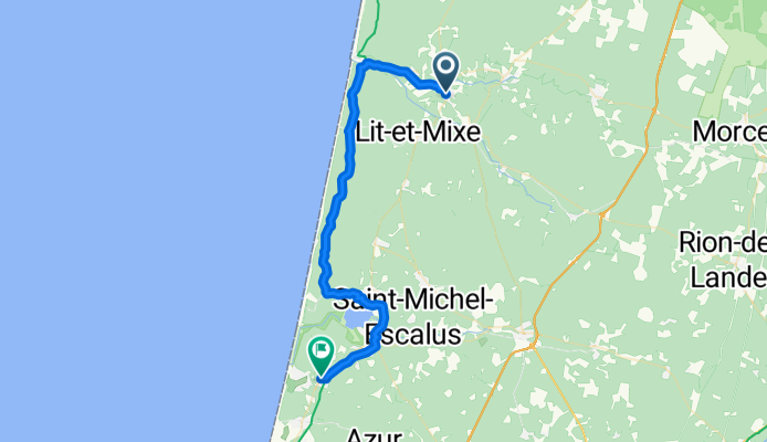 Von Saint-Julien-en-Born bis Moliets-et-Maa