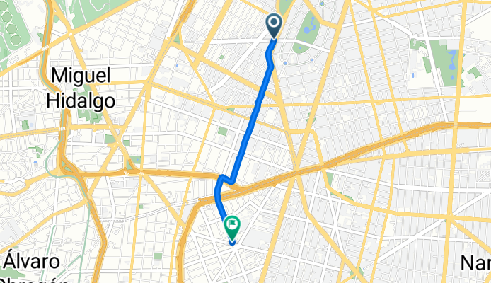 Avenida Nuevo León, Cuauhtémoc a Calle Nueva York, Benito Juárez