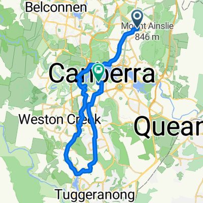 Antill St, Downer to Solander Pl, Yarralumla