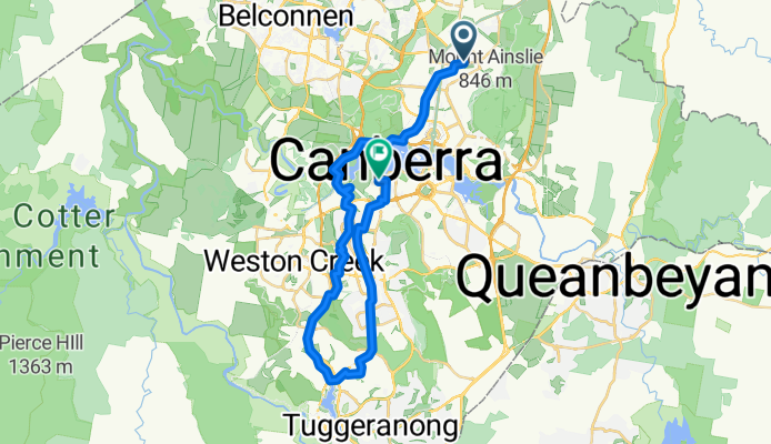 Antill St, Downer to Solander Pl, Yarralumla