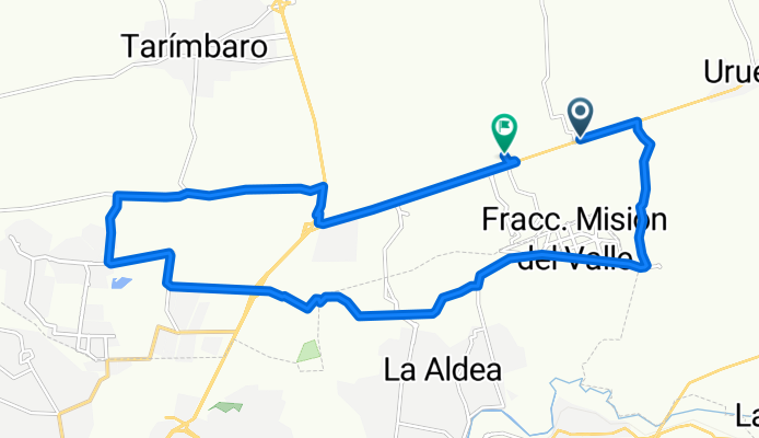 De Acambaro - Morelia a Paseo del Tigre Sur