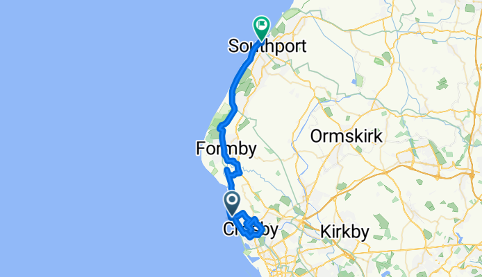 Route from Burbo Bank Road North