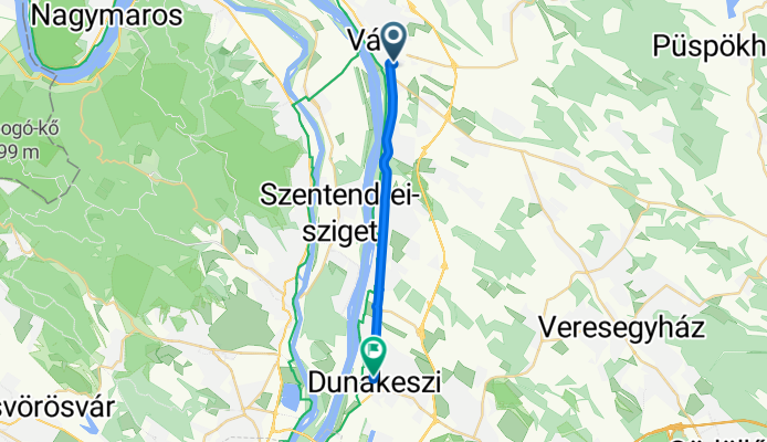 Kölcsey Ferenc utca, Vác - Fő út, Dunakeszi