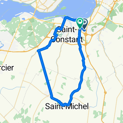 Av Fouquet, Candiac to Route 132 W, Delson