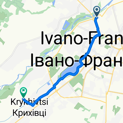 вулиця Княгинин to вул. Вивізна