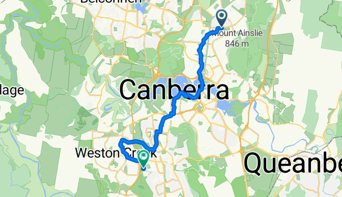 Antill St, Downer to Woden Valley, Chifley