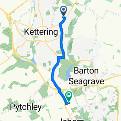 Summer Crescent, Kettering to Pytchley, Kettering