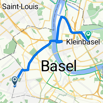 Steinbühlweg, Allschwil nach Im Surinam, Basel