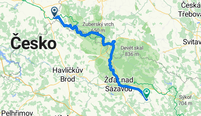 Žleby - Nové Město na Moravě