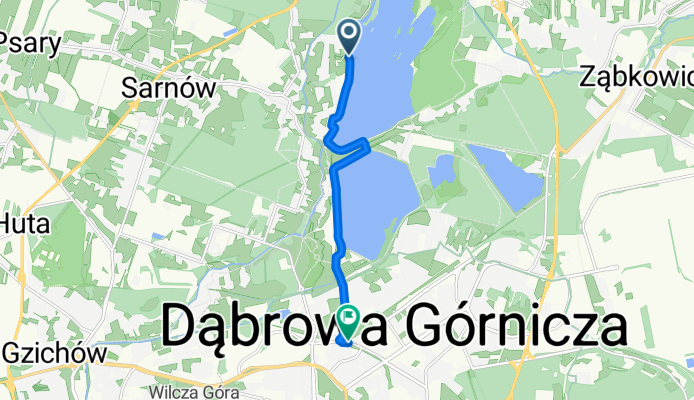 Dąbrowa Górnicza do J Poniatowskiego, Dąbrowa Górnicza