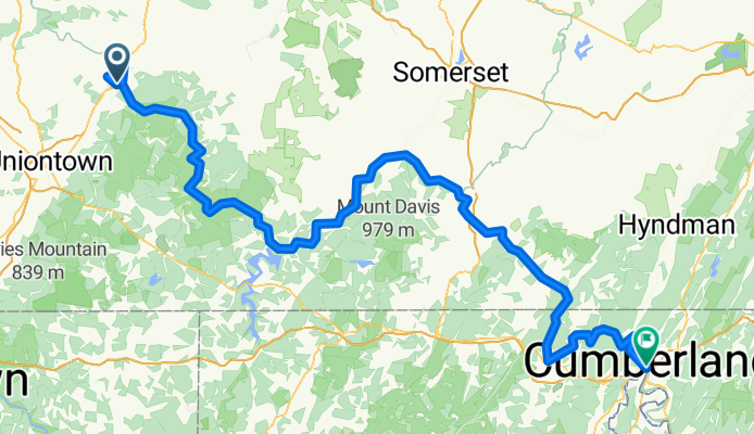 Morrell Ave, Connellsville to Greene St, Cumberland