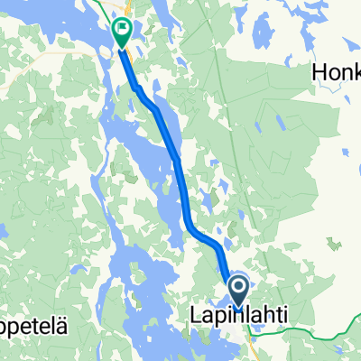 Impantie, Lapinlahti to Eteläntie, Iisalmi