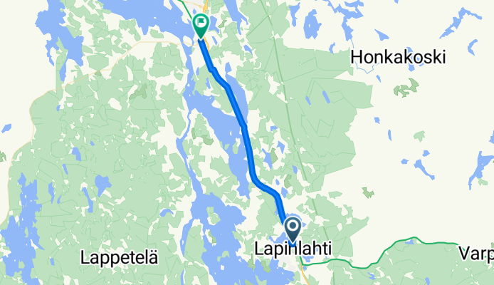Impantie, Lapinlahti to Eteläntie, Iisalmi