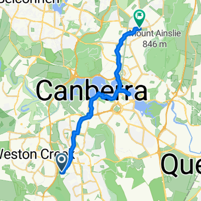 Woden Valley, Chifley to Antill St, Downer