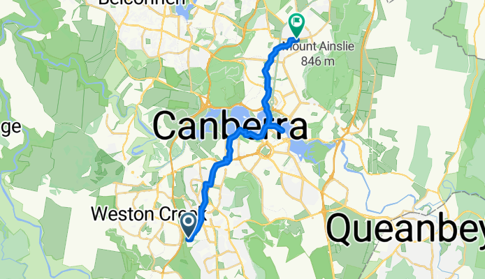 Woden Valley, Chifley to Antill St, Downer