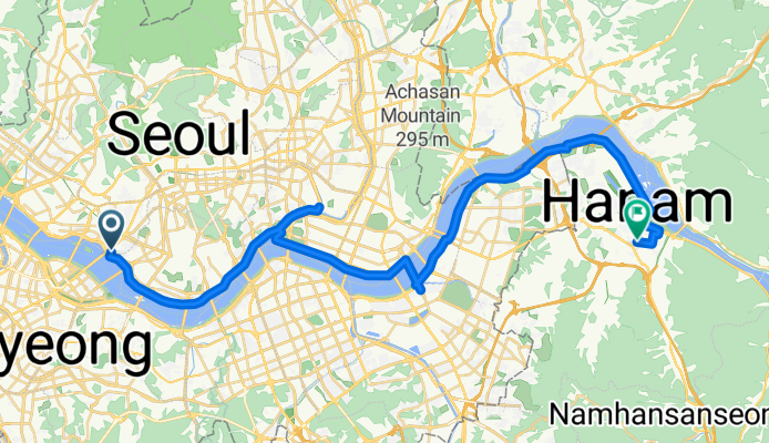 Mapo-daero, Seoul a Sinjang-dong, Hanam-si