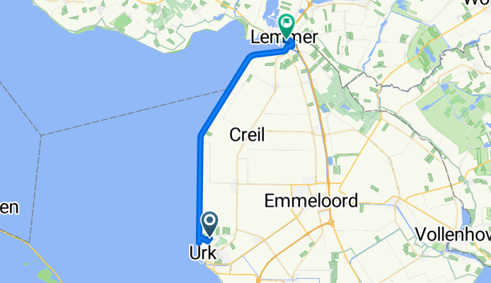 Vormtweg, Urk nach Markt, Lemmer