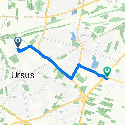 E Habicha, Warszawa do Łopuszańska, Warszawa