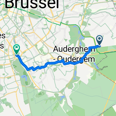 Avenue de la Faisanderie, Woluwe-Saint-Pierre à Avenue Louise, Bruxelles