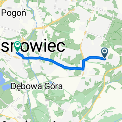 Józefa Ignacego Kraszewskiego do Modrzejowska